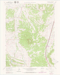 Dawson Butte 1965 topographic map thumbnail