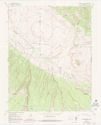 Dawson Draw 1964 topographic map preview