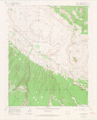 Dawson Draw 1964 topographic map preview