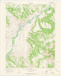 De Beque 1962 topographic map thumbnail