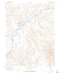 De Beque 1962 topographic map thumbnail