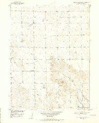 Dead Horse Springs 1951 topographic map thumbnail