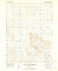 Dead Horse Springs 1951 topographic map thumbnail