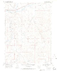 Cow Creek 1969 topographic map thumbnail