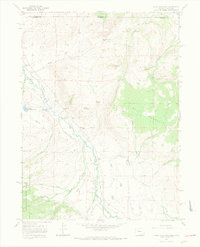 Crazy Mountain 1967 topographic map thumbnail