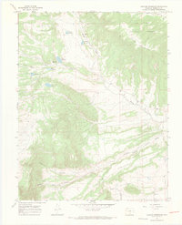 Creager Reservoir 1967 topographic map thumbnail