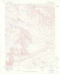 Creager Reservoir 1967 topographic map thumbnail