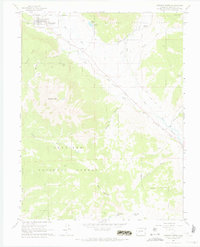 Crested Butte 1961 topographic map thumbnail