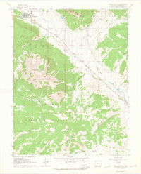 Crested Butte 1961 topographic map thumbnail