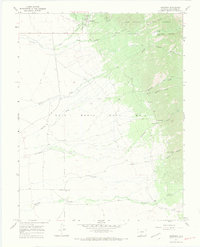 Crestone 1967 topographic map thumbnail