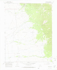 Crestone 1967 topographic map thumbnail
