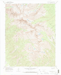 Crestone Peak 1967 topographic map thumbnail