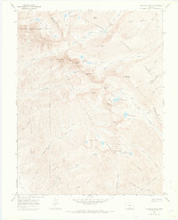 Crestone Peak 1967 topographic map thumbnail