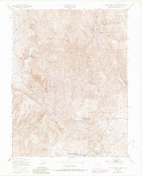 Cripple Creek North 1951 topographic map thumbnail