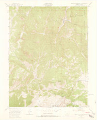 Cripple Creek North 1951 topographic map thumbnail