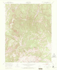 Cripple Creek North 1951 topographic map thumbnail