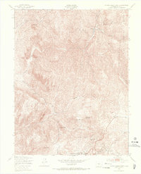 Cripple Creek North 1951 topographic map thumbnail