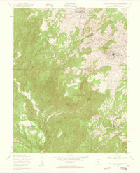 Cripple Creek South 1951 topographic map thumbnail