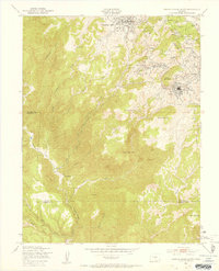 Cripple Creek South 1951 topographic map thumbnail