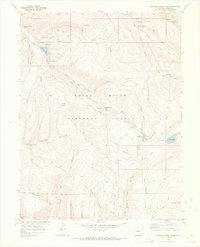 Crooked Creek Pass 1970 topographic map thumbnail