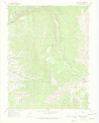 Crystal Creek 1967 topographic map thumbnail