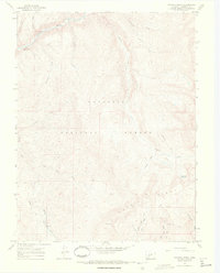 Crystal Creek 1967 topographic map thumbnail