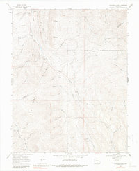 Cucharas Pass 1967 topographic map thumbnail