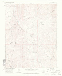 Cucharas Pass 1967 topographic map thumbnail