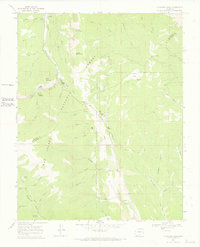 Cucharas Pass 1967 topographic map thumbnail