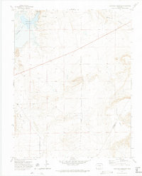 Cucharas Reservoir 1970 topographic map thumbnail