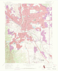 Colorado Springs 1961 topographic map thumbnail