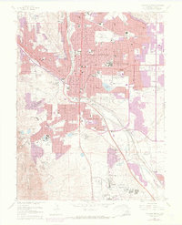 Colorado Springs 1961 topographic map thumbnail