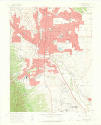 Colorado Springs 1961 topographic map thumbnail