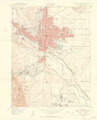 Colorado Springs 1950 topographic map thumbnail