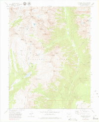 Columbine Pass 1973 topographic map thumbnail