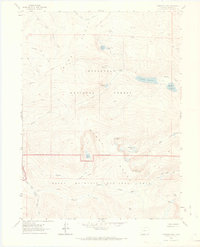 Comanche Peak 1962 topographic map thumbnail