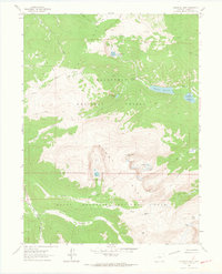 Comanche Peak 1962 topographic map thumbnail