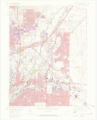 Commerce City 1965 topographic map thumbnail