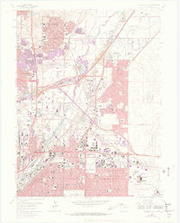 Commerce City 1965 topographic map thumbnail