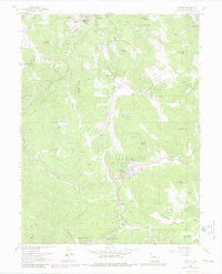 Conifer 1965 topographic map preview