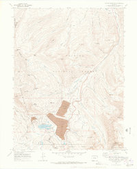 Copper Mountain 1970 topographic map thumbnail