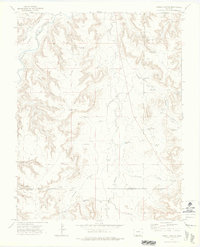 Corbin Canyon 1972 topographic map thumbnail