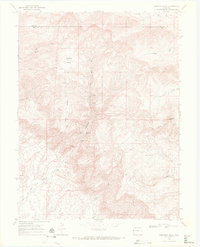 Corcoran Peak 1968 topographic map thumbnail
