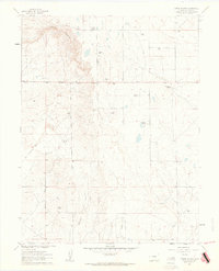 Corral Bluffs 1961 topographic map thumbnail