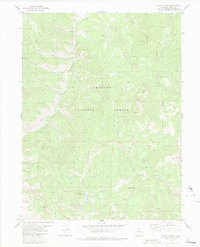 Corral Peaks 1980 topographic map thumbnail