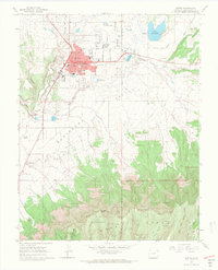 Cortez 1965 topographic map thumbnail