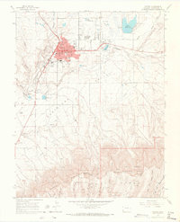 Cortez 1965 topographic map thumbnail