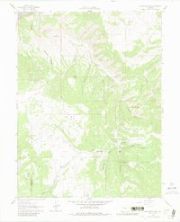 Cottonwood Pass 1961 topographic map thumbnail