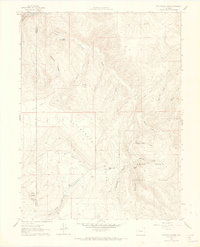 Cottonwood Pass 1961 topographic map thumbnail