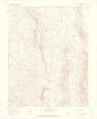 Courthouse Mountain 1963 topographic map thumbnail